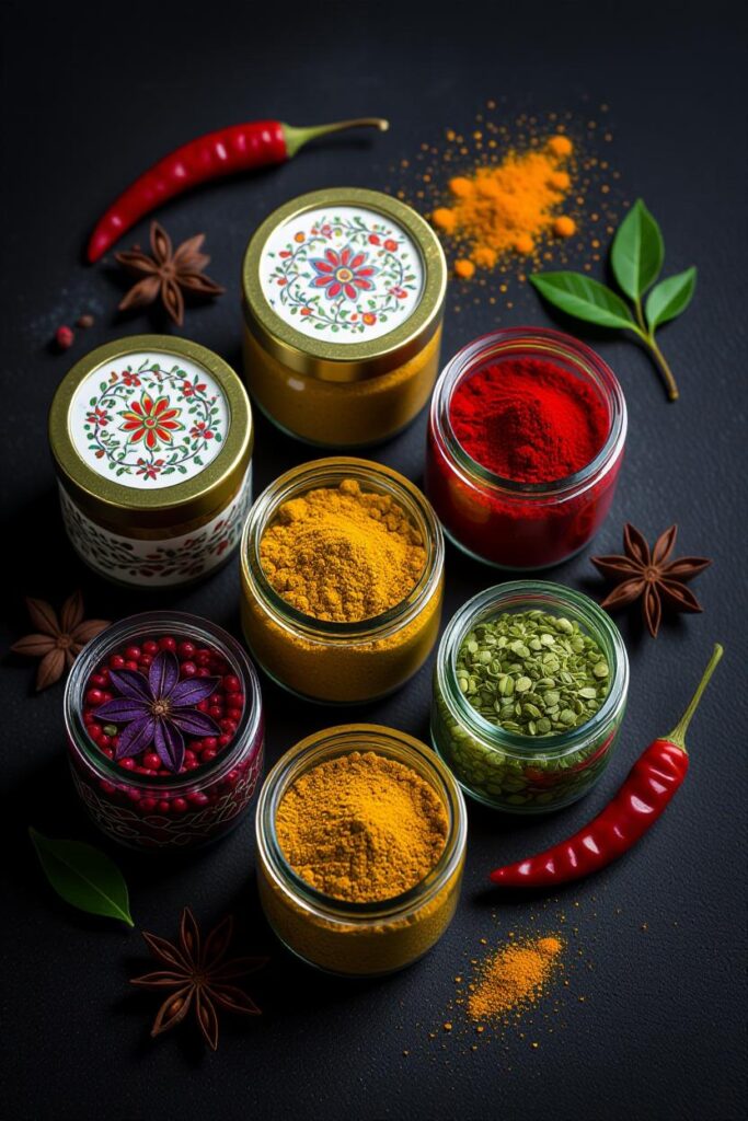 mixes spices
